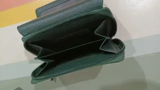 Monedero billetero Carpisa verde