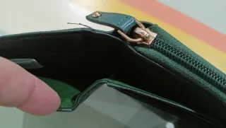 Monedero billetero Carpisa verde