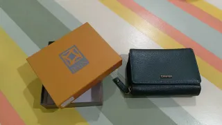 Monedero billetero Carpisa verde