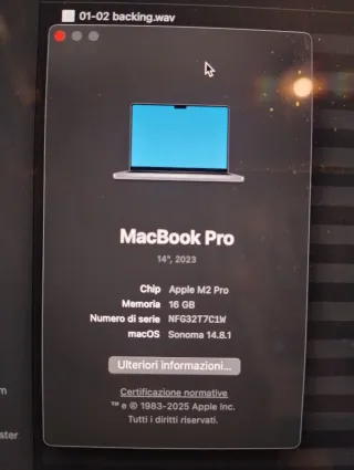 MacBook Pro M2 Pro 16GB 512GB