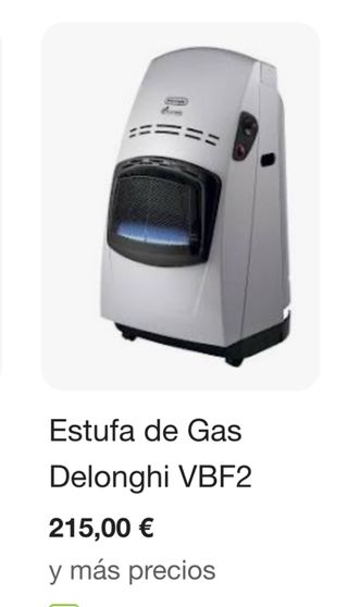 Estufa DeLonghi Butano Llama Azul