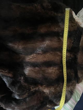 Cappotto in pelliccia donna marrone