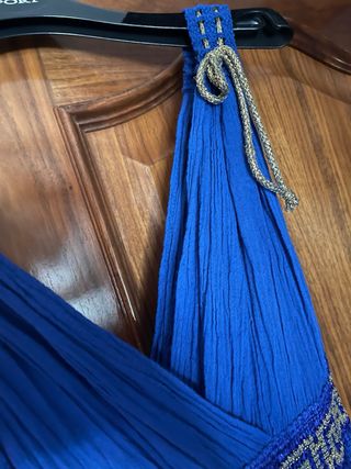 Vestido Azul, hecho en Grecia (Santorini)