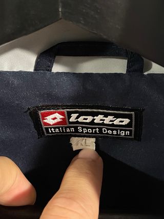 Cortavientos Lotto Gris Talla XL