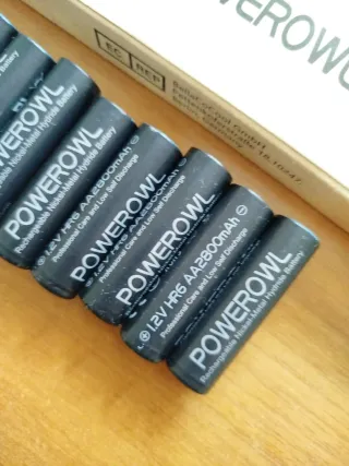 8 Batterie Ricaricabili Powerowl AA 2800mAh