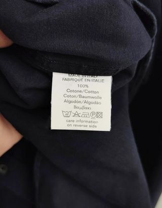 Fay Blue Winter Cotton Shirt Camicia Cotone XL