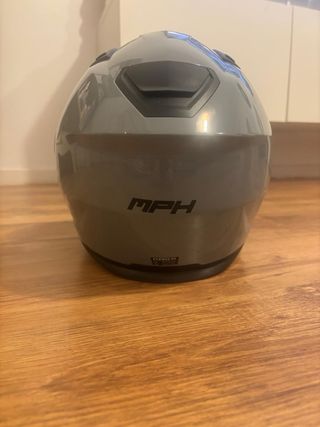 Casco Moto Integral Gris MPH XS