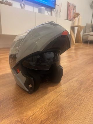 Casco Moto Integral Gris MPH XS