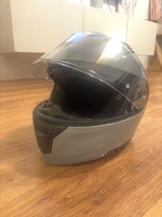 Casco Moto Integral Gris MPH XS