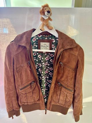 Cazadora de ante niña/chica Massimo Dutti