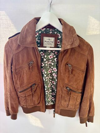 Cazadora de ante niña/chica Massimo Dutti