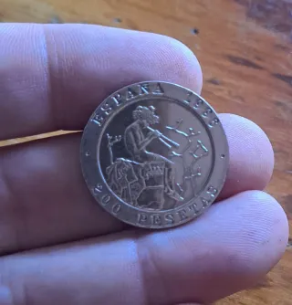 Moneda 200 Pesetas España 1996 nueva