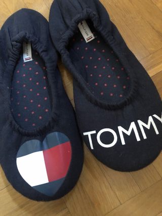 Manoletinas Tommy Hilfiger Corazón y Logo