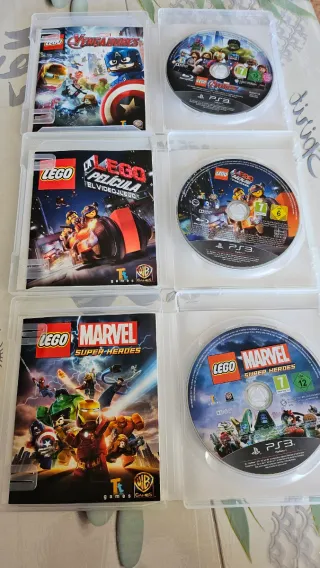 Colección 9 Juegos LEGO PS3 perfecto estado