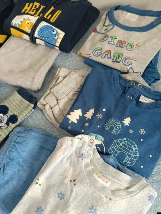 Lotto 27 pezzi abbigliamento bimbo 12-18 mesi