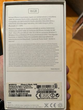 Caja iPhone 4 Coleccionista