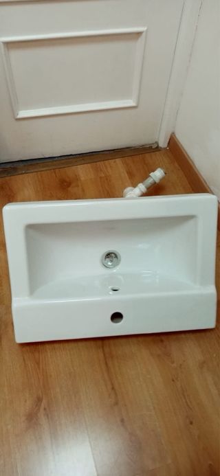 Lavabo de baño porcelana blanco