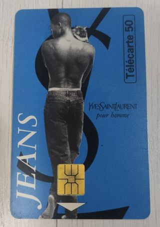 Scheda telefonica Jeans Yves Saint Laurent