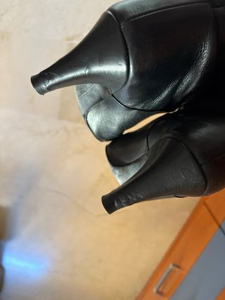 Botas de piel Zara Talla 37