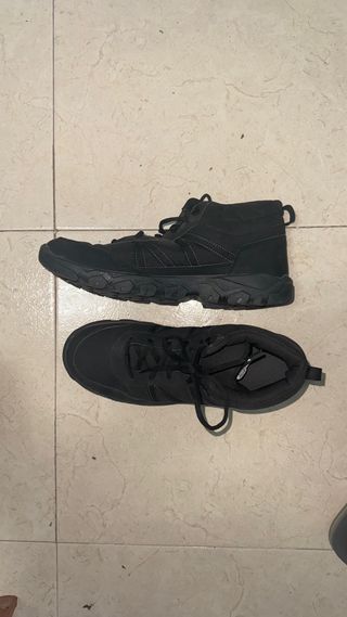 Botas Quechua Moto A2 Senderismo Negras