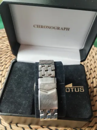 Reloj Lotus Mujer Plata y Blanco