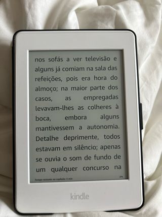 Kindle Paperwhite 7ª Geração Branco + capa oferta