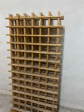 Mueble botellero madera