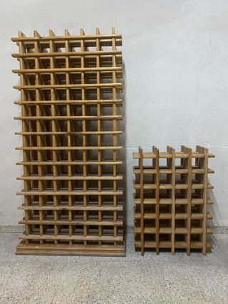 Mueble botellero madera