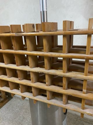 Mueble botellero madera