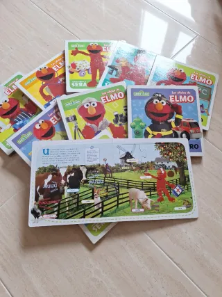Colección Oficios de Elmo puzzle libro infantil