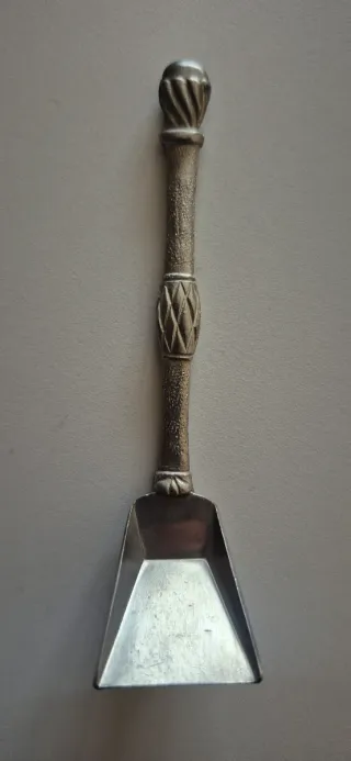 Zuccheriera in peltro 95 Ariston con paletta