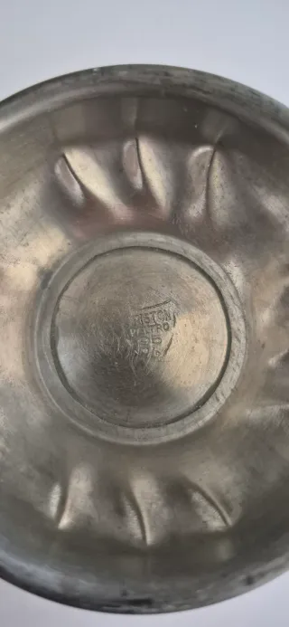 Zuccheriera in peltro 95 Ariston con paletta