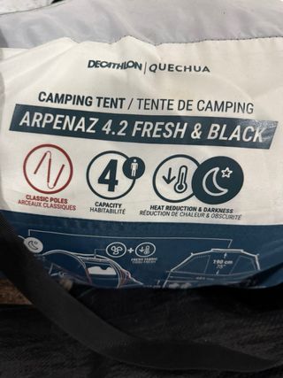 Tienda campaña Quechua Arpenaz 4.2