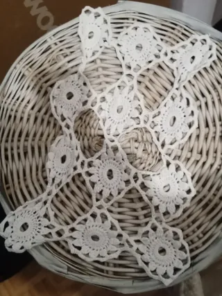 Lote manteles de ganchillo