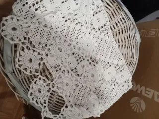 Lote manteles de ganchillo