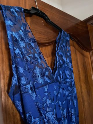 Vestido azul para bodas y celebraciones