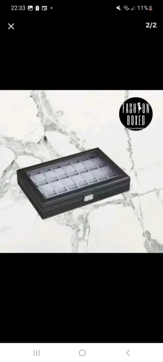 Scatola porta orologi 24 posti