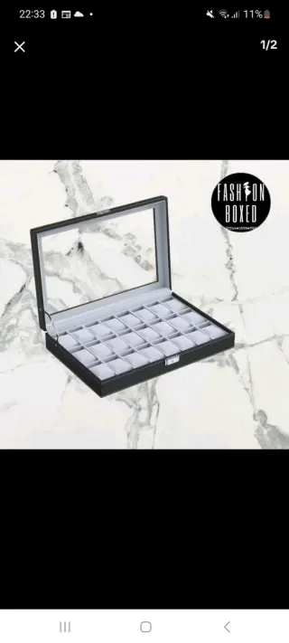 Scatola porta orologi 24 posti