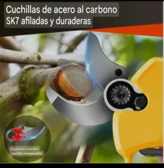 Tijeras Podar Eléctricas Batería Recargable