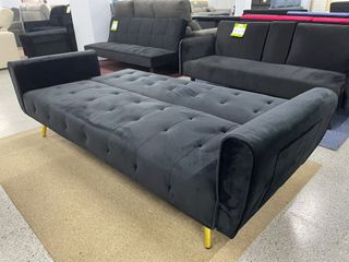 Sofá Cama Moderno Negro - Oferta!