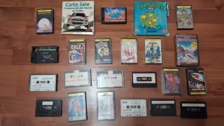 Lote Videojuegos MSX: Tortugas Ninja, River Raid,