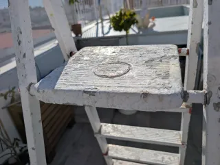 Escalera plegable de metal