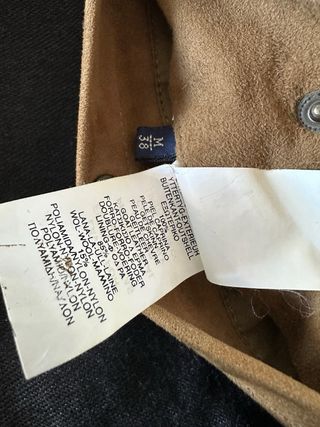 Chaqueta de ante para hombre