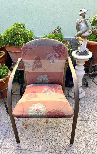 Silla de jardín decorativa