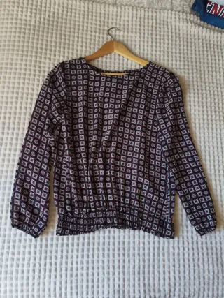 Blusa estampada mujer talla M