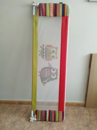 Barrera de Cama Infantil con Dibujos de Búhos