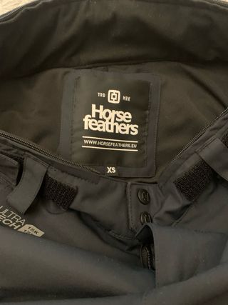 Pantalones de esquí Horsefeathers negros talla XS