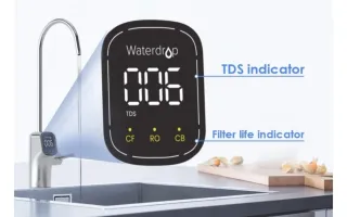 Waterdrop. Grifo Osmosis Acero Inox 304