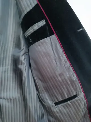 Chaqueta tacto terciopelo de Caramelo talla 50