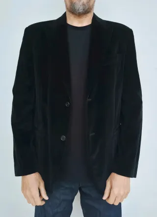 Chaqueta tacto terciopelo de Caramelo talla 50